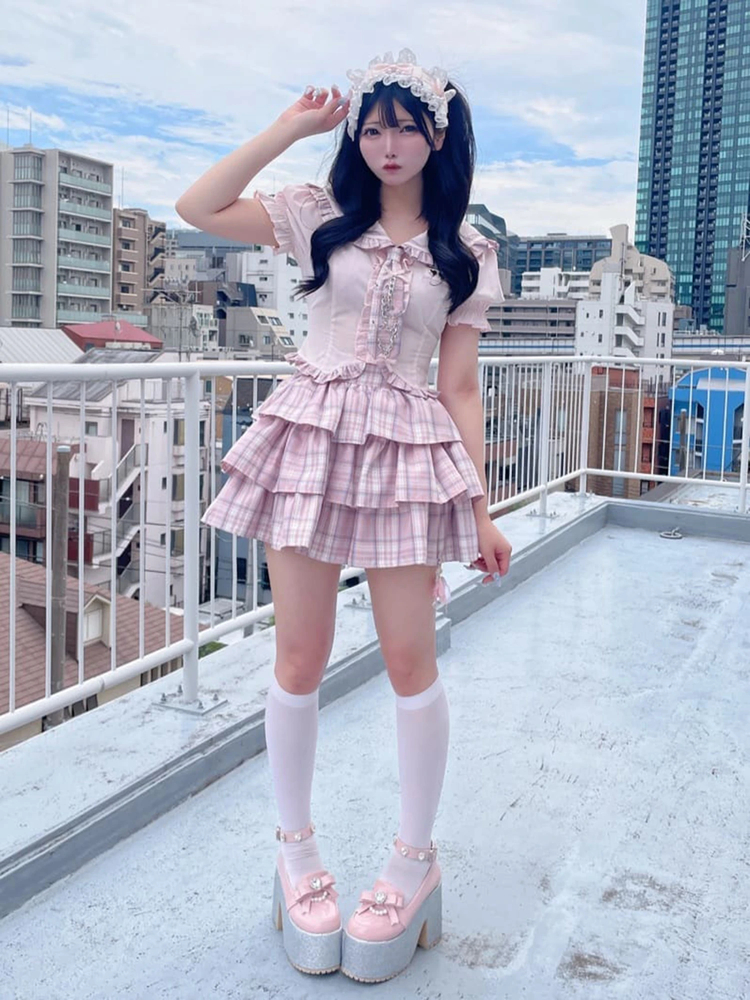 エンジェルチャームティアードスカパン - Ank Rouge(アンクルージュ)の