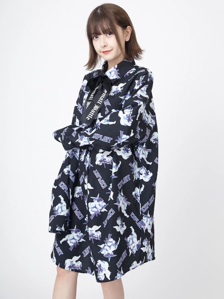 エンジェルプリントBIGシャツ - Jamie エーエヌケー(ジェイミーエー