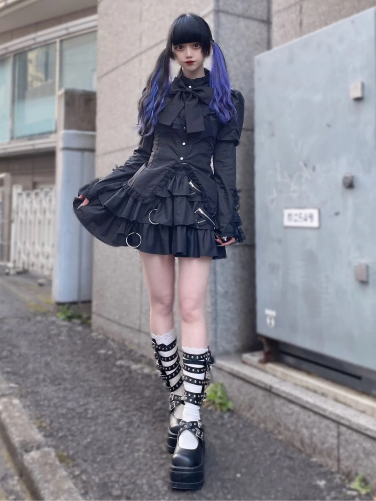 ジップモチーフティアードスカパン - Jamie エーエヌケー(ジェイミー