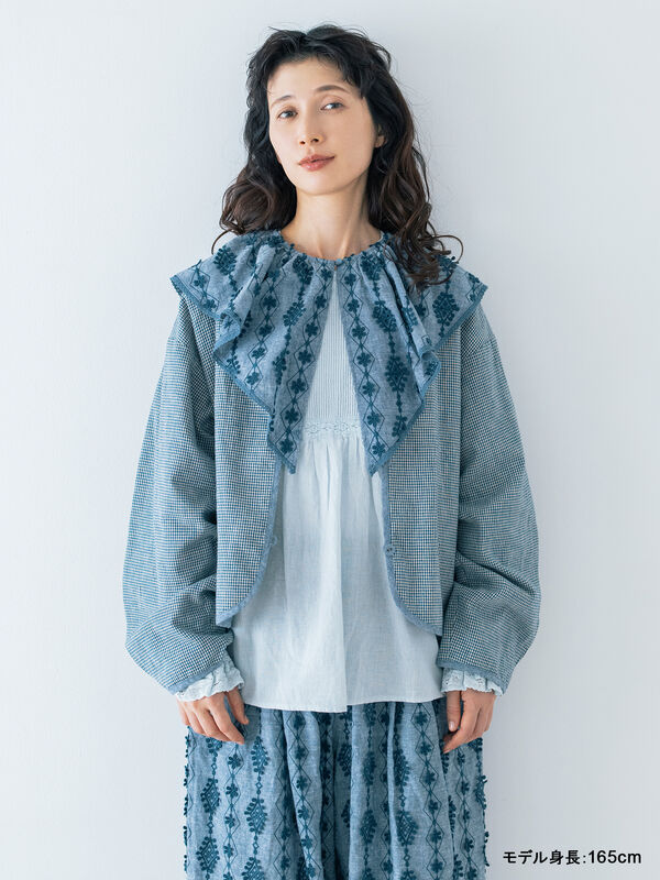 kazumi×Samansa Mos2】リバーシブルジャケット（ブラック/レッド