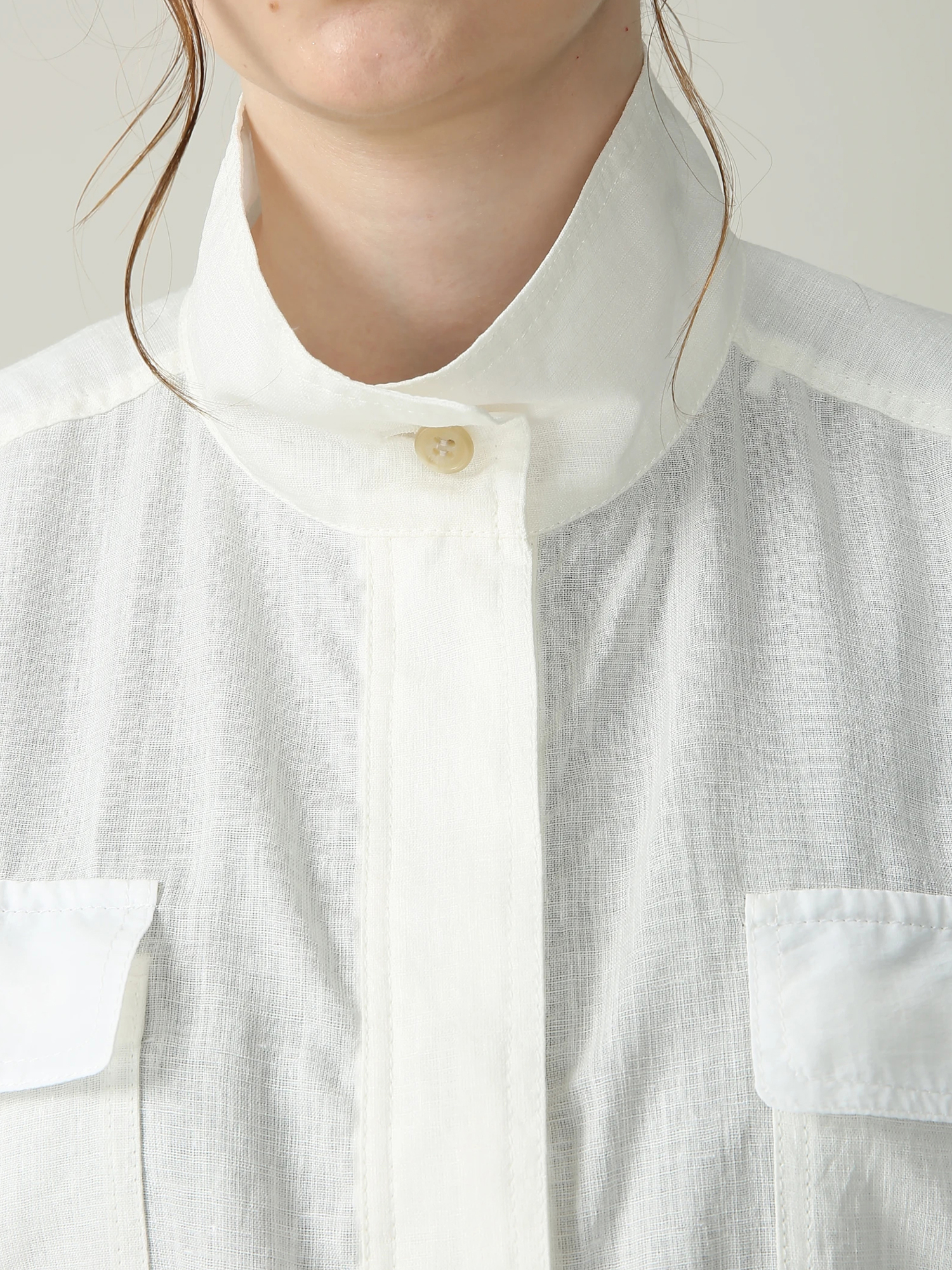 トリアセ チンツー ブラウス シャツ ジャケット ｜ MORABITO BLANC