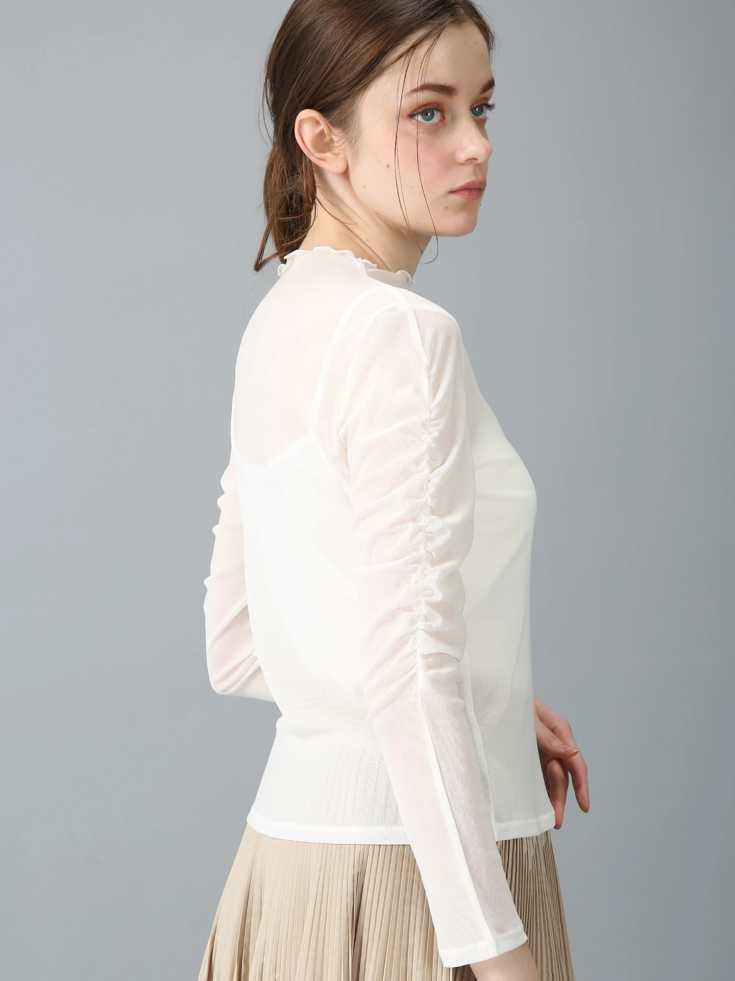 日本製】ナイロン チュール ソフト プルオーバー ｜ MORABITO SPELL