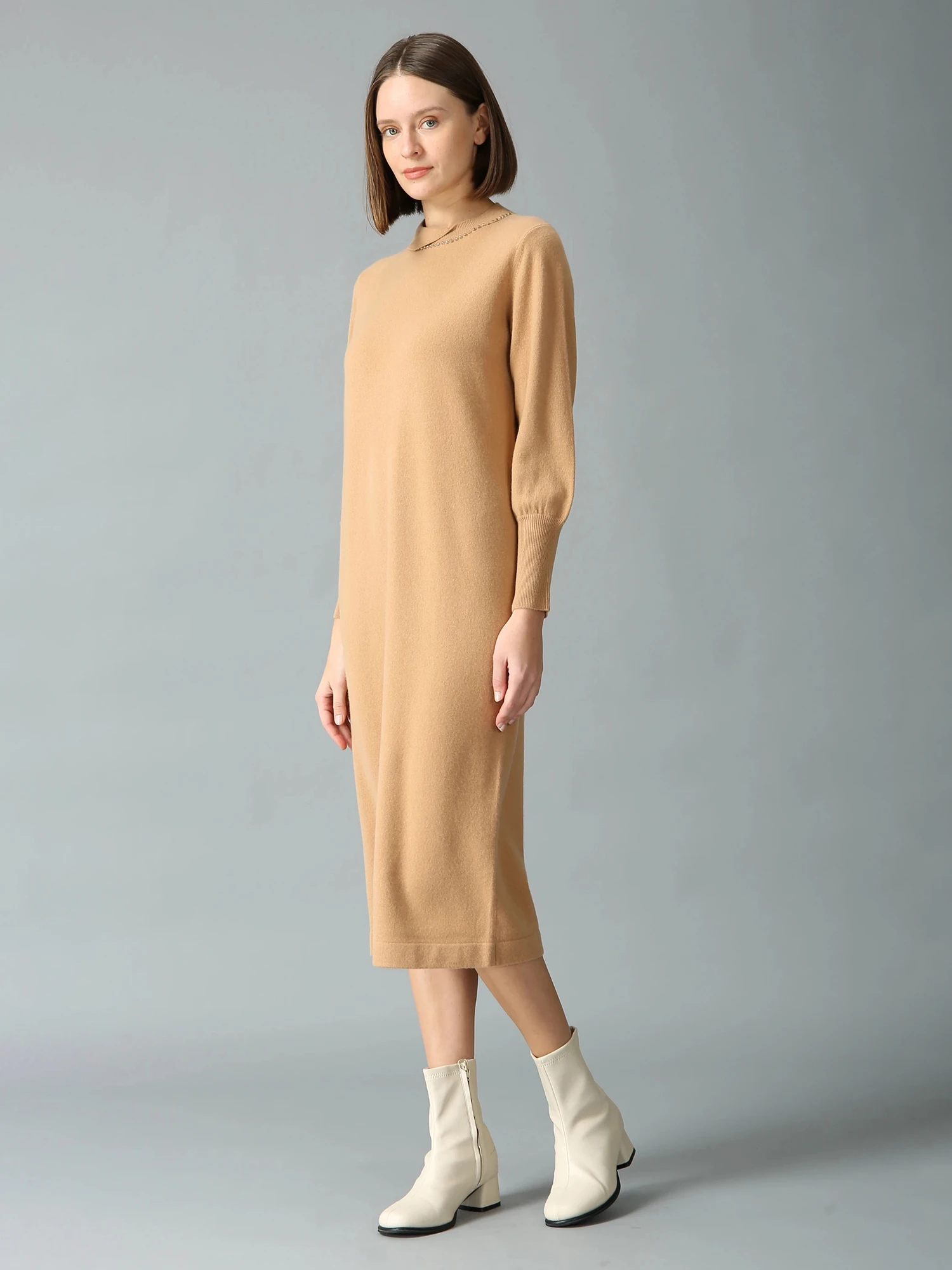 ウールカシミヤ ニット ワンピース ｜ MORABITO SPELL（モラビトスペル