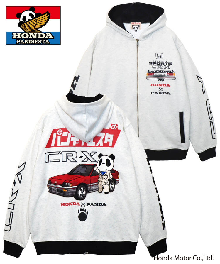 SB Honda Pandiesta CR-X メカニックパンダ フルジップパーカー(595503