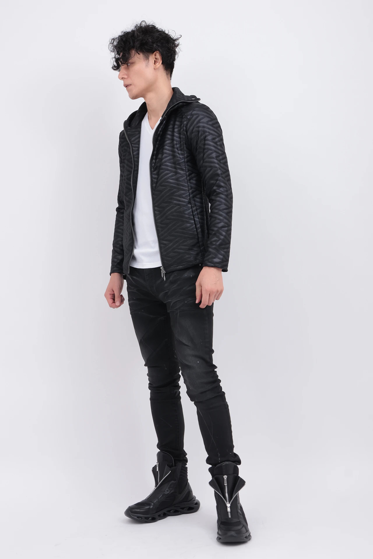 TORNADO MART∴アーチグリットツインZIPブーツ