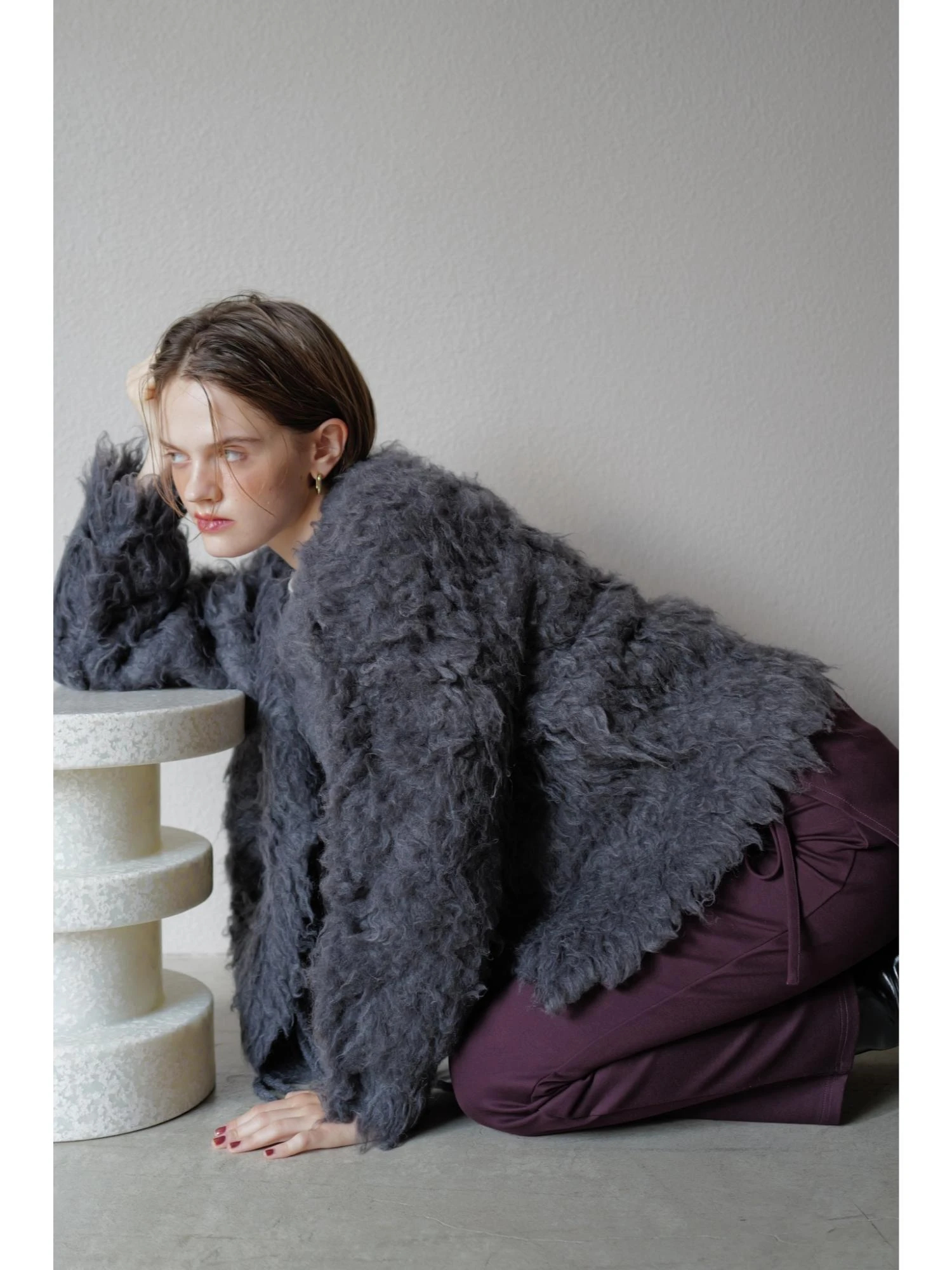 Fluffy Ribbon Cardigan / TRUNC 88（トランクエイティーエイト）の