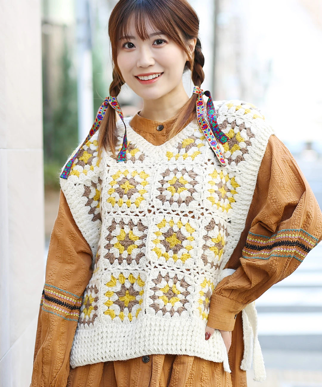 ハンドクロシェベスト【ポイント10％還元中】 / ニット・セーター