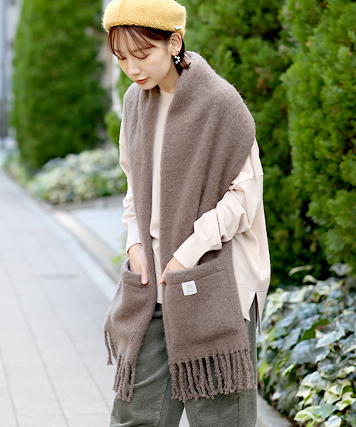 moz ポケット付ショール / ストール・マフラー・スヌード | エスニック