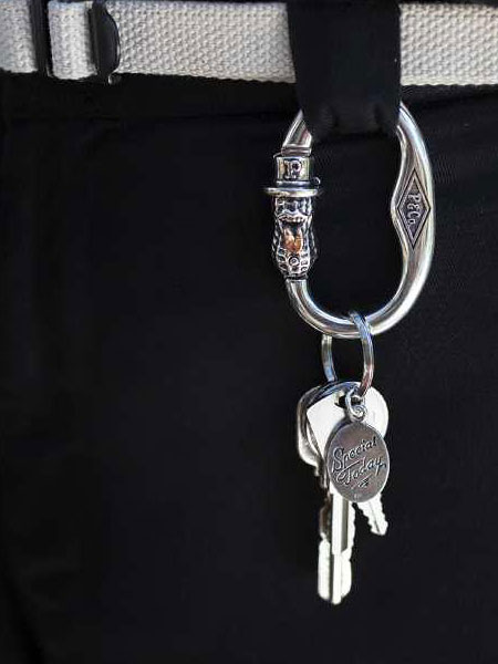 ピーナッツカンパニー PEANUTS&CO. | Bero Peanuts Carabiner (Silver