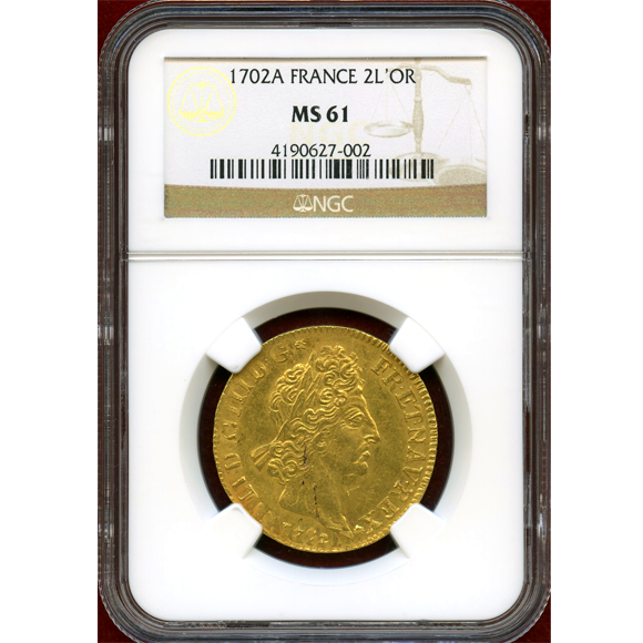 JCC | ジャパンコインキャビネット / フランス 1702A年 2ルイドール