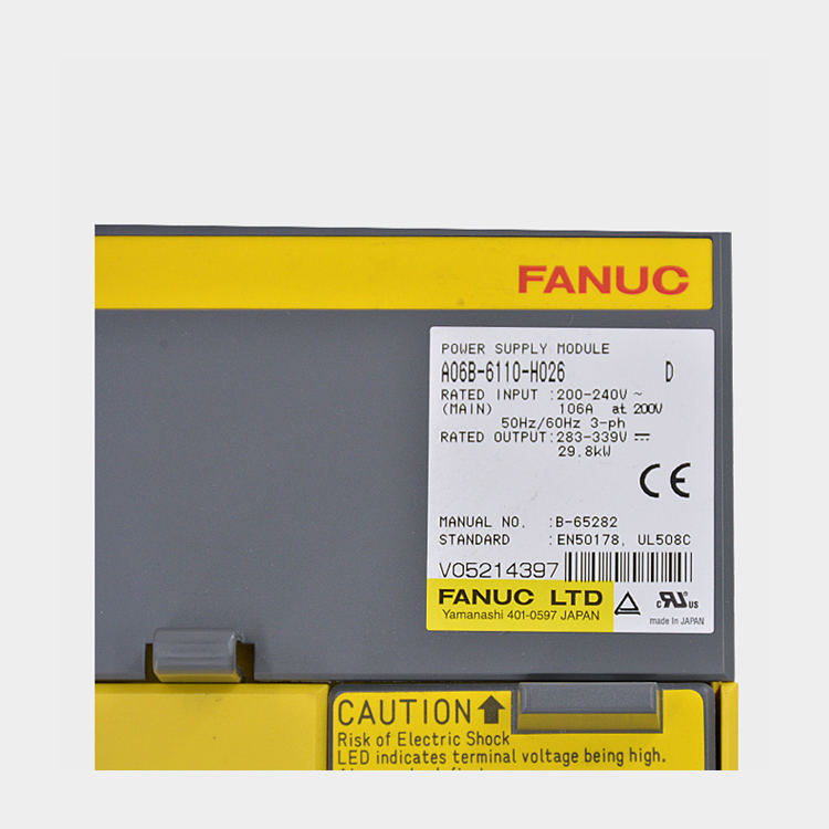 日本オリジナルのFANUC POWER SULTIONモジュールA06B - 6110 - H026