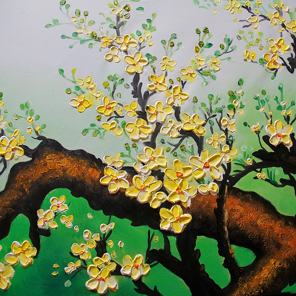 梅の花 絵画 (90X50CM) | セオアートギャラリー