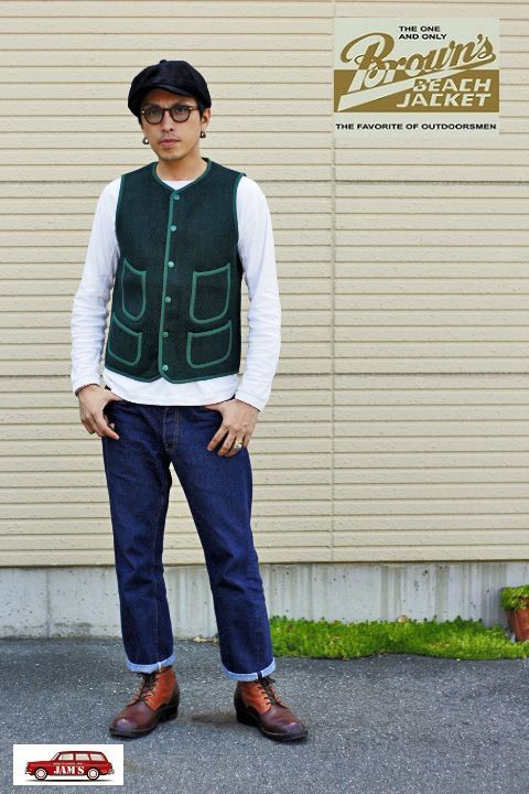 Browns BEACH」 EARLY VEST ブラウンズビーチ アーリーベスト
