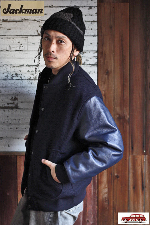 Jackman」Crater Melton Award Jacket ジャックマン クレーター ウール