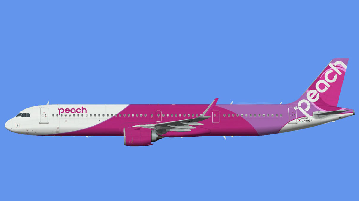 航空機・ヘリコプター Pheonix400 Peach A321neo JA910P 航空機