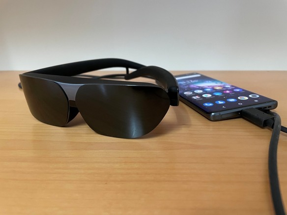 顔面にディスプレイを装着--メガネ型端末、TCL「NXTWEAR G」をレビュー