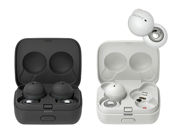 ソニー、穴のあいた完全ワイヤレスイヤホン「LinkBuds」--聴きながら