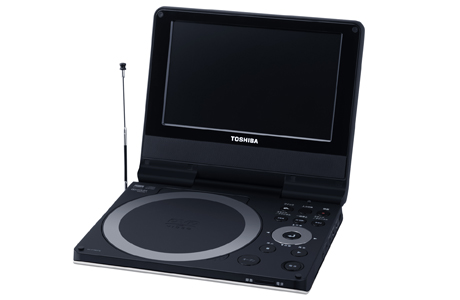 東芝、ポータブルDVDプレーヤー「ポータロウ」に新モデル--ワンセグ