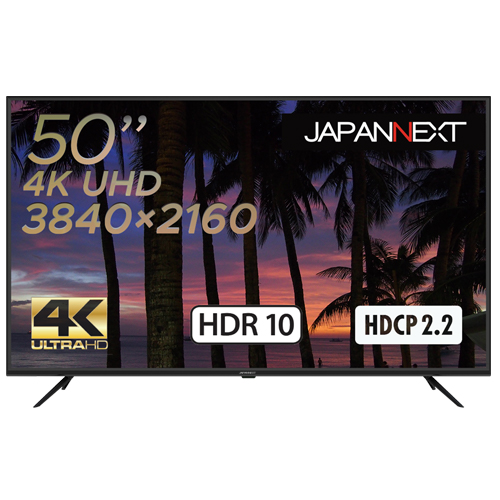 JAPANNEXT JN-VT5001UHDR (50型 4K UHDディスプレイ/ HDMI2.0 HDCP2.2