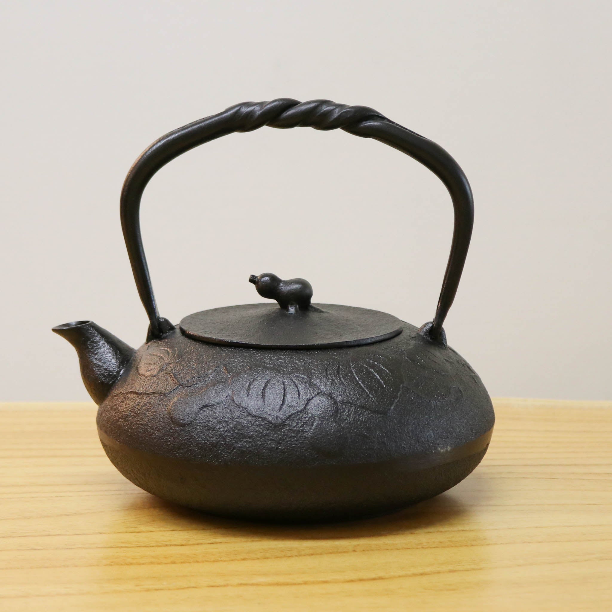 南部鉄器 鉄瓶 | 瓢 ひさご 1.2L | 黒 | 及富