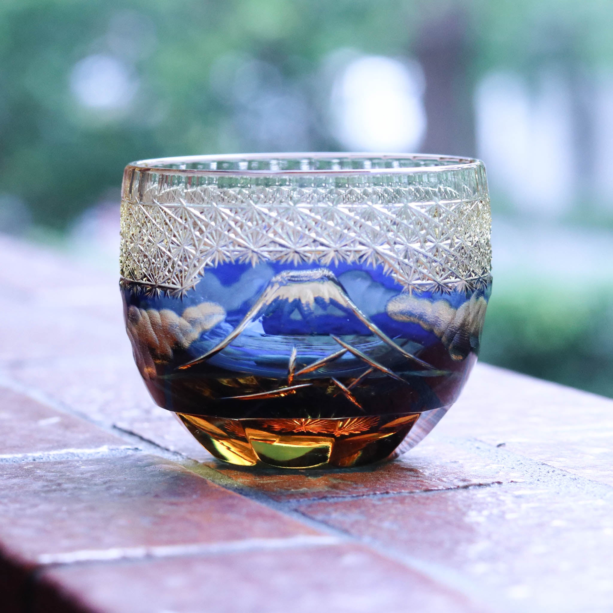 最終値下げ ウランガラス 渦つなぎ紋 鉢 3客 最終値下げ ウランガラス