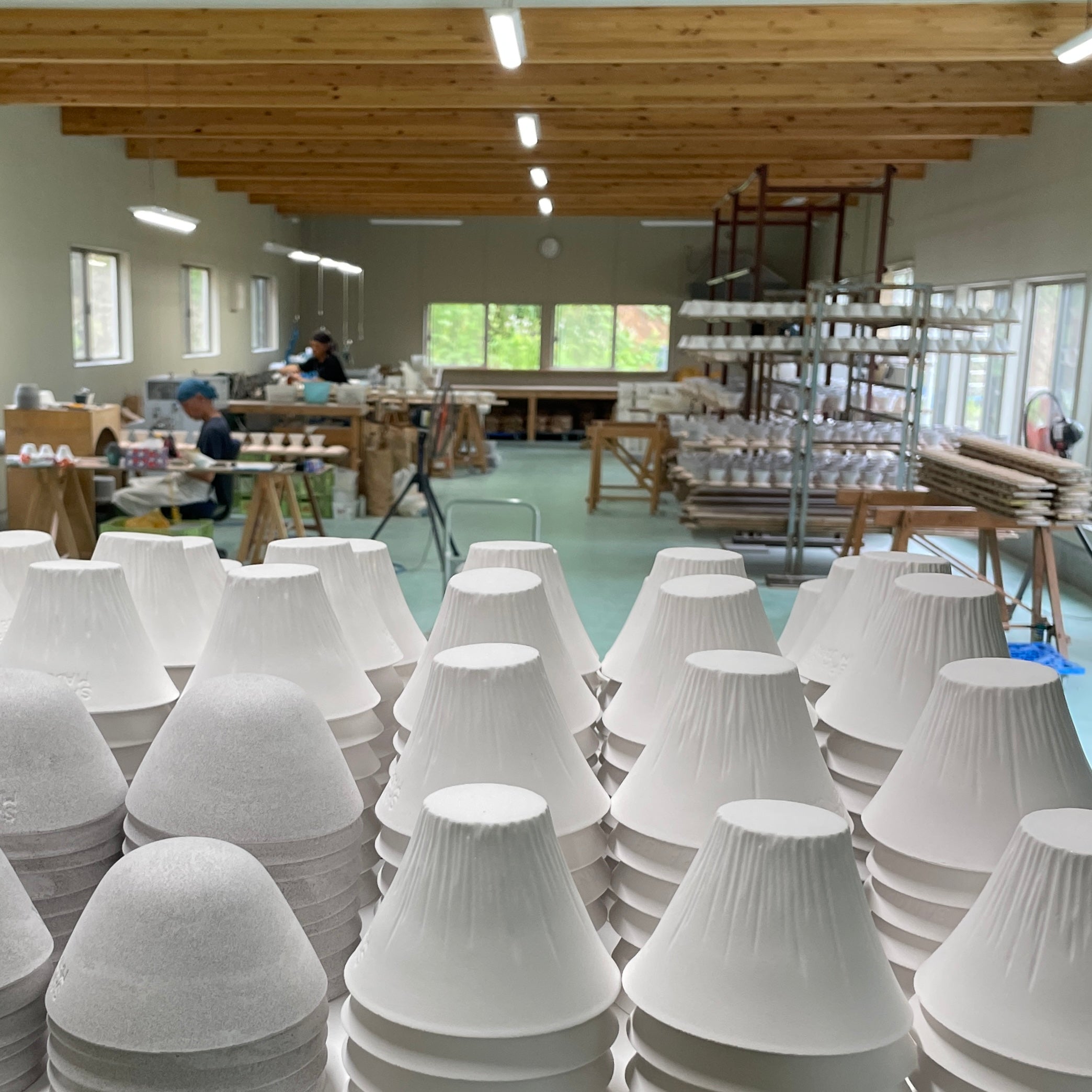 波佐見焼 セラミックコーヒーフィルター | 富士山 | 薄緑 | 燦セラ