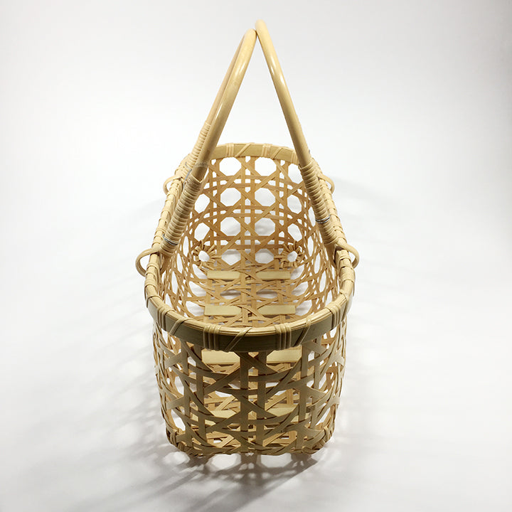 別府竹細工 竹かご | 八ツ目かごバッグ 籐 | 小 | 山下工芸