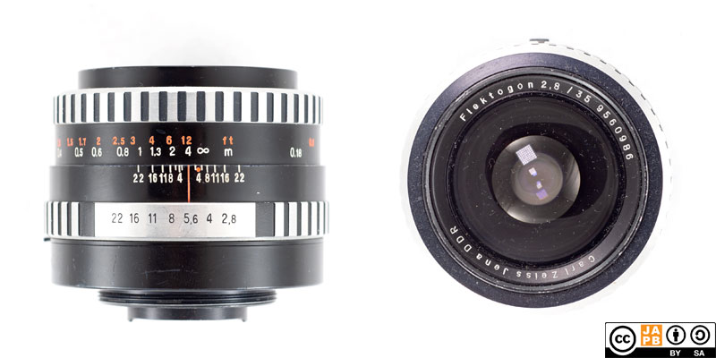 Data sheet: Carl Zeiss Jena Flektogon 35 mm f/2.8 – JAPB