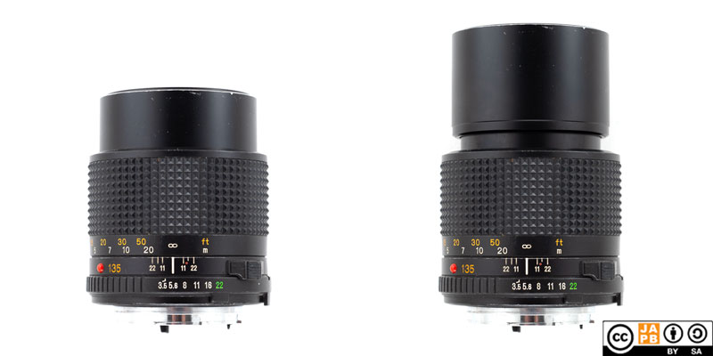 Data sheet: Minolta MD 135mm f/3.5 – JAPB