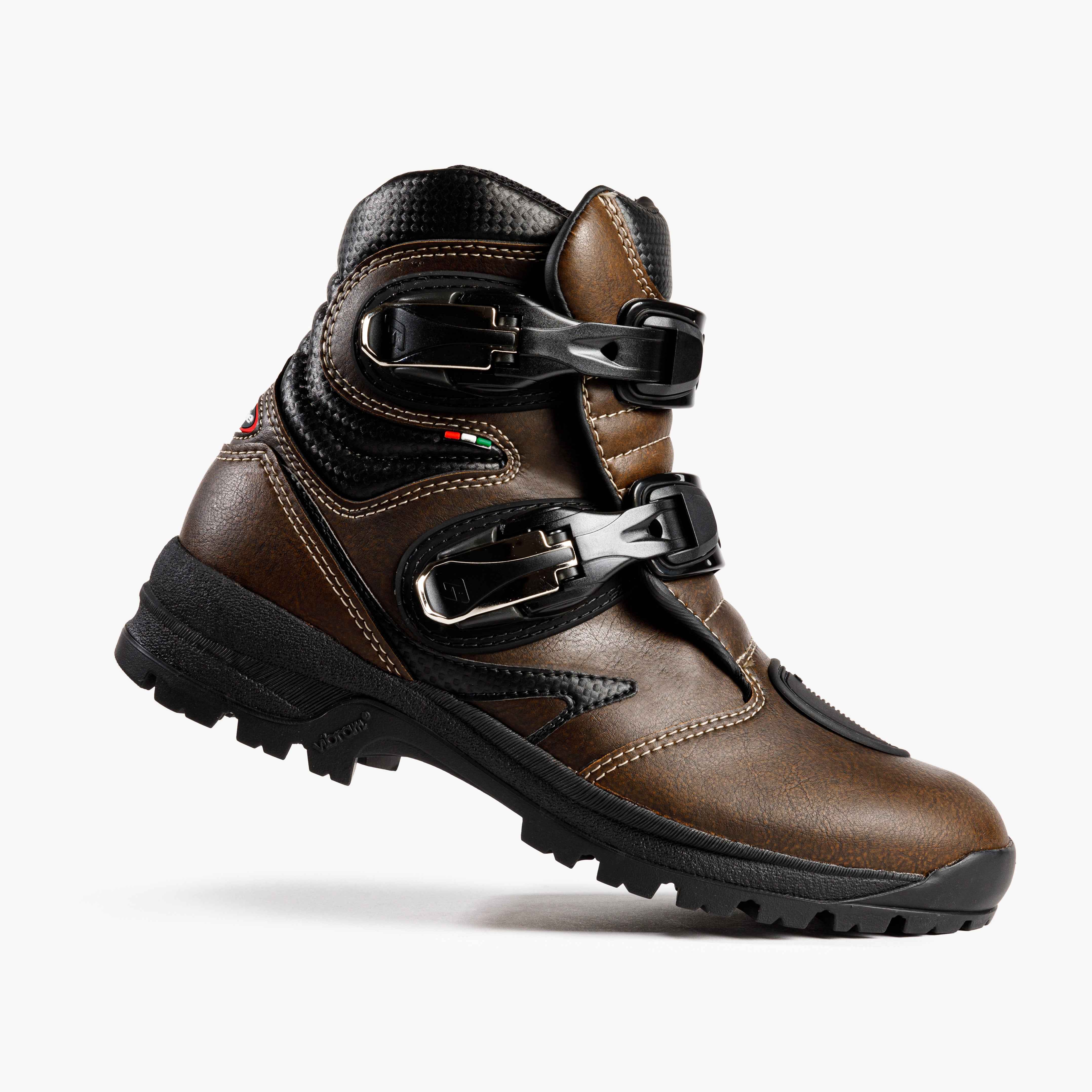 ガエルネ タフギア - バイク ブーツ ツーリング バックル ショート