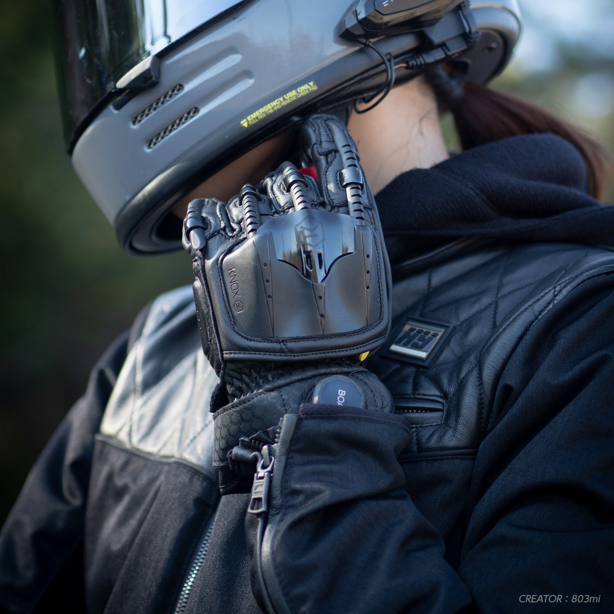 試着無料】ノックス ハンドロイド ポッド マーク5 - バイク グローブ