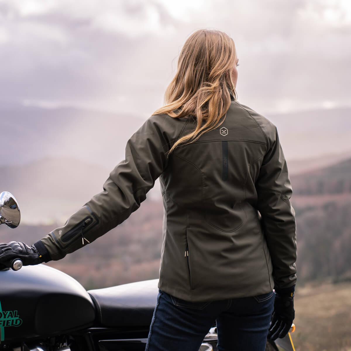 試着無料】ノックス【レディース】デュアルプロ グリーン - バイク