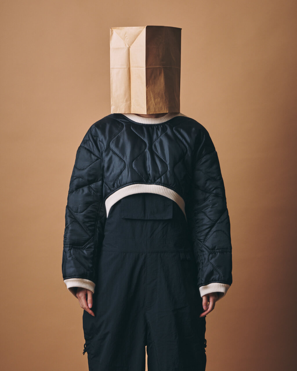 m.u × PRE_QUILTING PULLOVER BK – Japoness