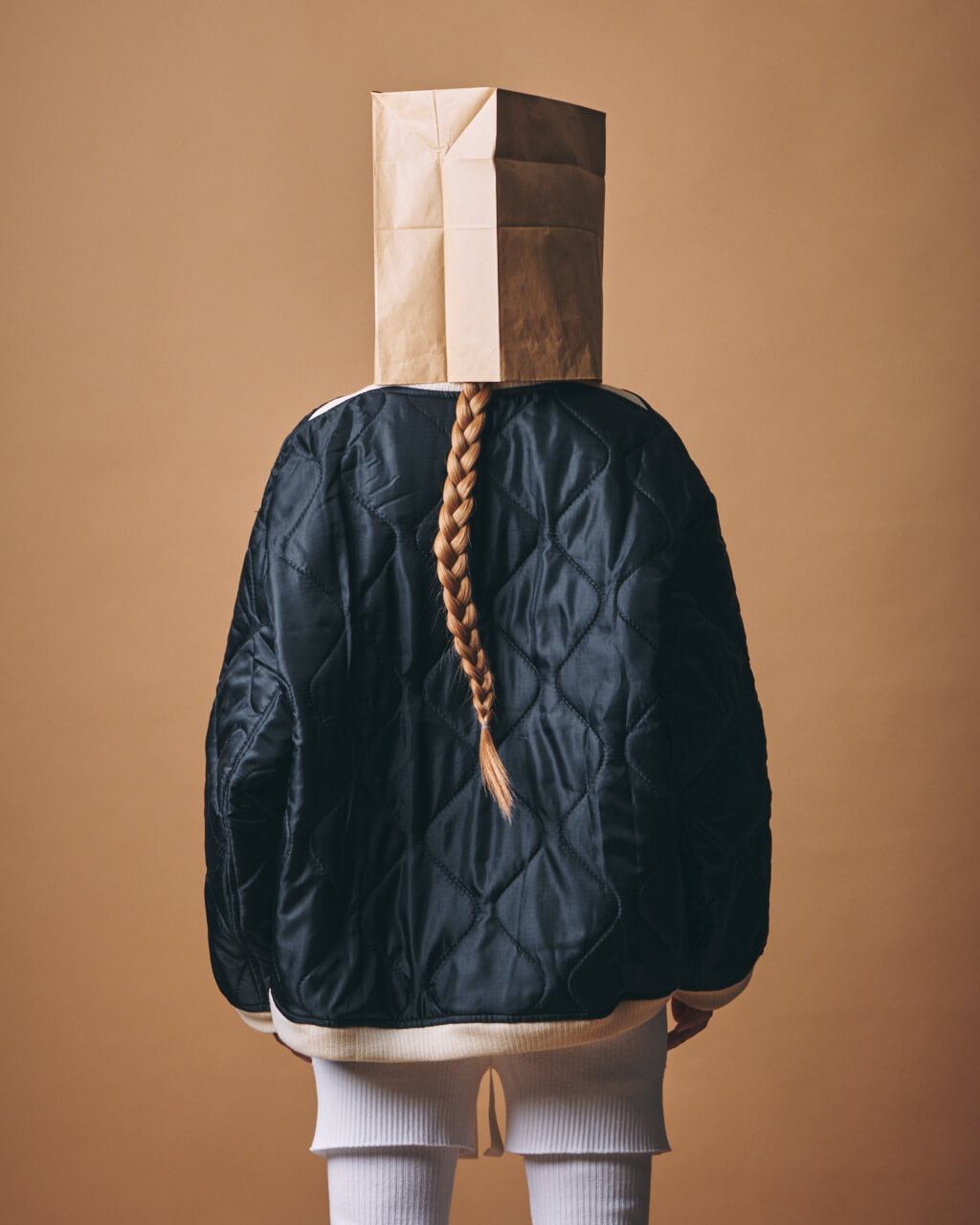 m.u × PRE_QUILTING LONG PULLOVER BK – Japoness