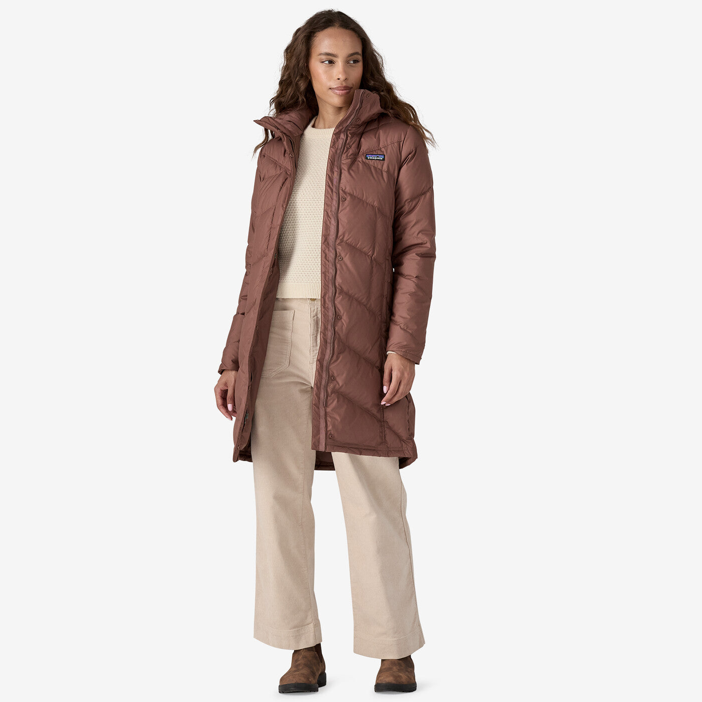 Patagonia Women's Down With It Parka - Dulse Mauve
