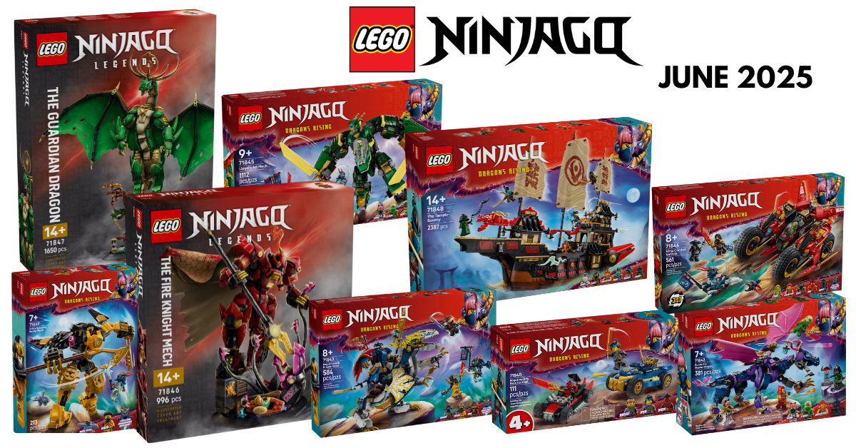 LEGO Ninjago Summer 2025 sets introduce new Guardian Dragon and