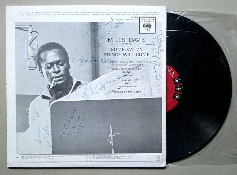 Miles Davis Autograph | jazzcollector.com