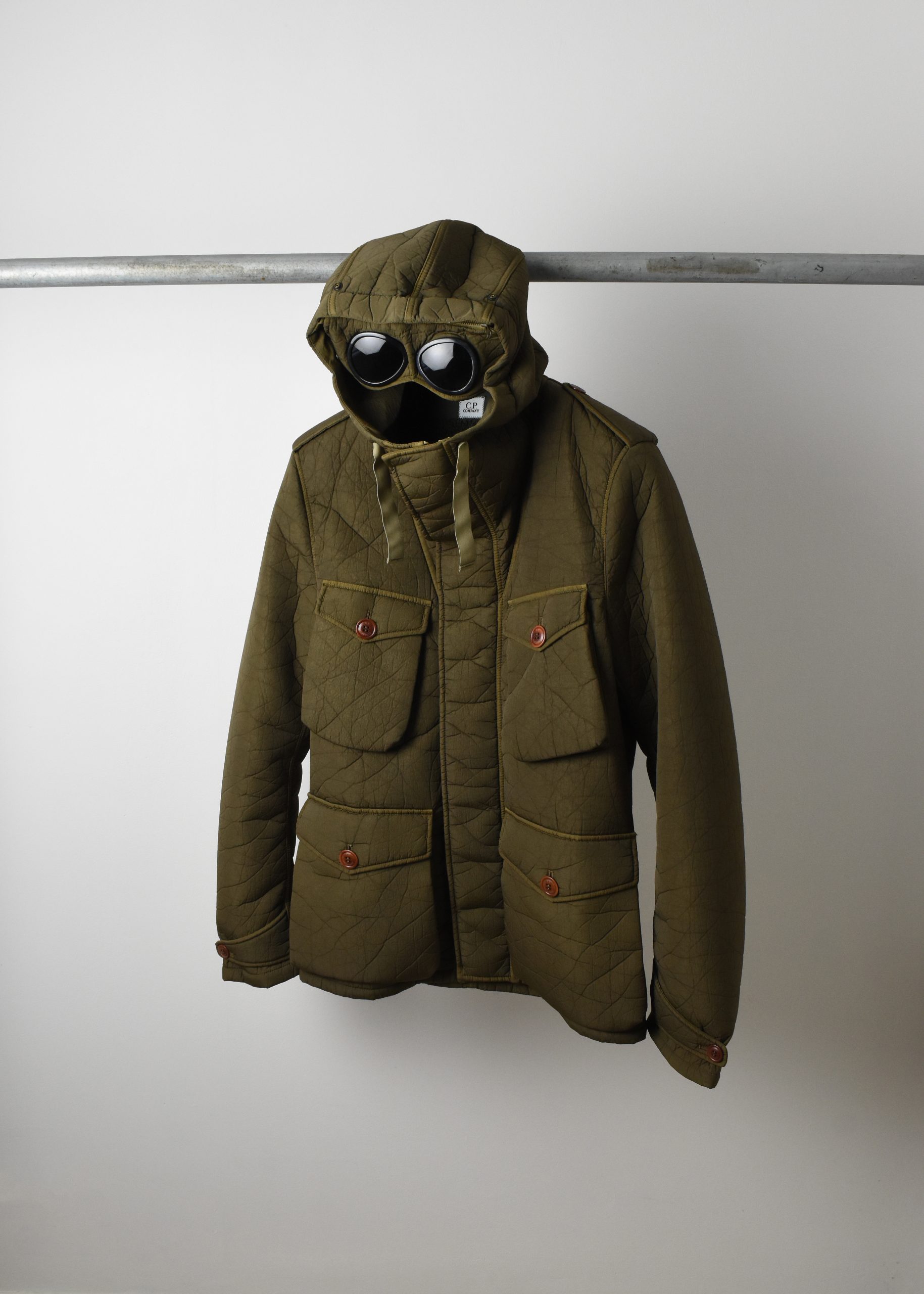AW16 C.P. COMPANY (CP) MTP LINER MULTI POCKET GOGGLE JACKET (L