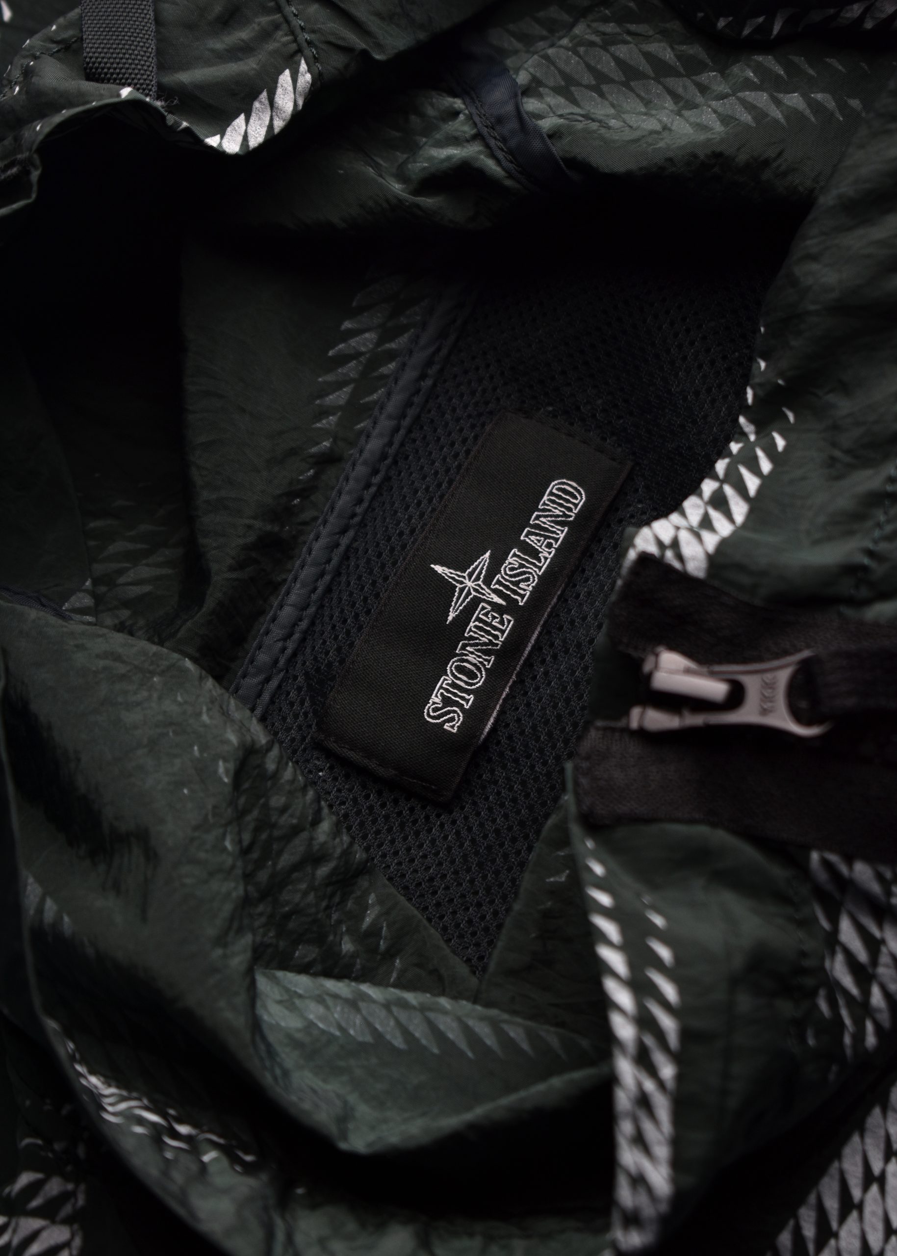 SS16 STONE ISLAND SHADOW PROJECT NYLON METAL PRINTED SMOCK (M