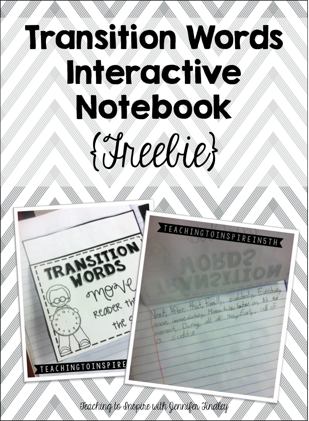 Transition Words {Interactive Notebook} Freebie! - Teaching with