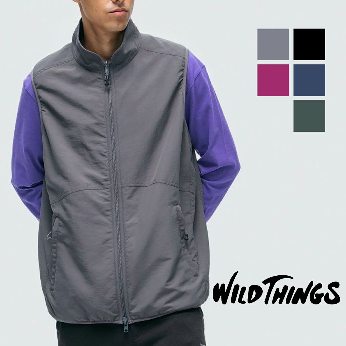 WILDTHINGS ワイルドシングス 】 SUPPLEX REVERSIBLE VEST サップ