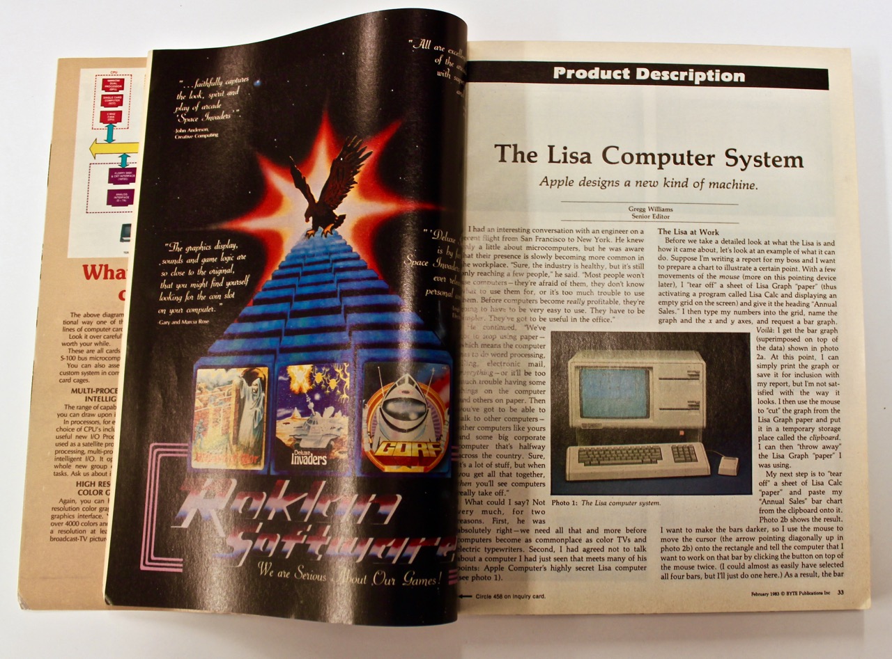 Byte - magazine feb 1983 - Vintage Apple