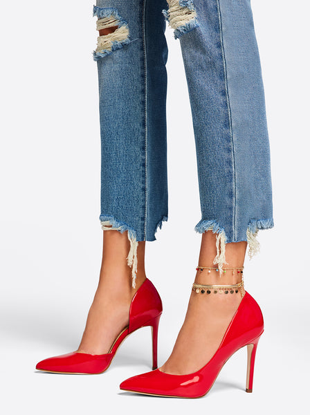 Pheona D'Orsay Pump Red Patent – Jessica Simpson
