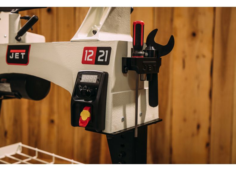 JWL-1221VS 12ft x 21ft Variable Speed Wood Lathe | JET Tools