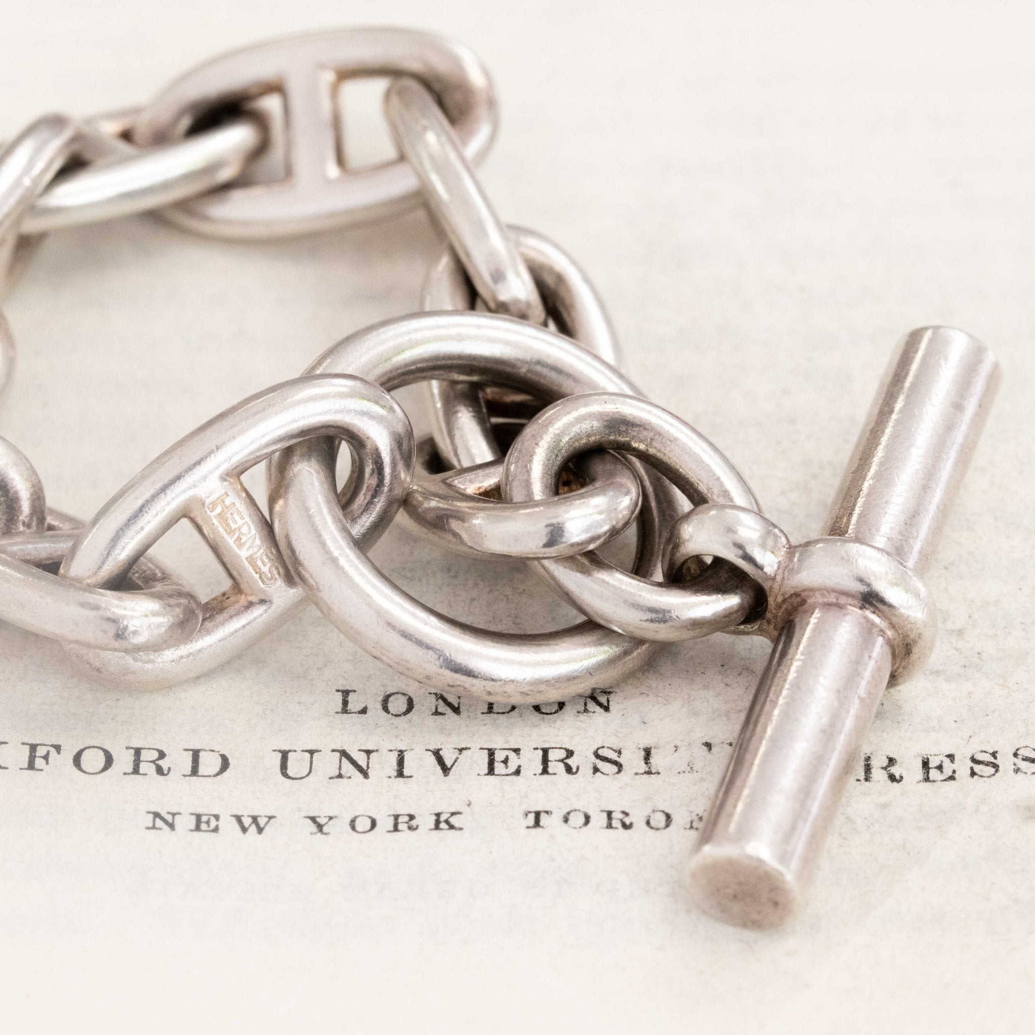 Vintage Chaine D'Ancre Toggle Bracelet by Hermes