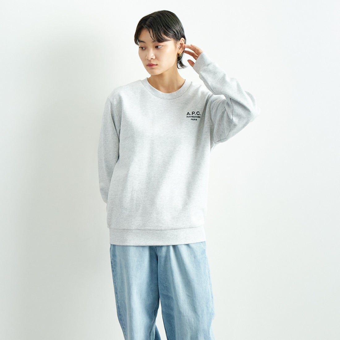 A.P.C. [アー・ペー・セー] ロゴ刺繍スウェット [RUE-MADAME