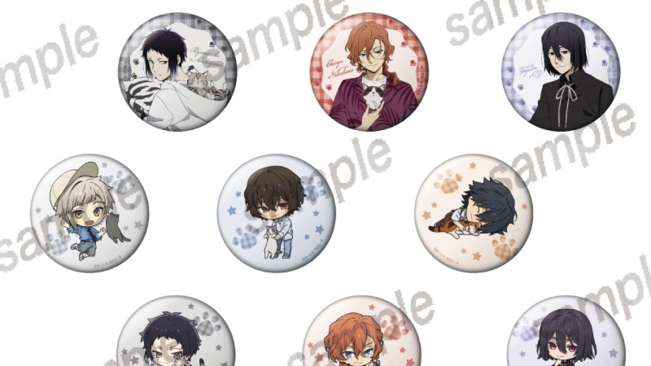 文豪ストレイドッグス 缶バッジ 【まねきねこコラボ】 | j-hobby