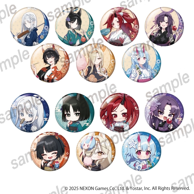 ブルーアーカイブ 缶バッジ コンプリートセット【まねきねこコラボ第2