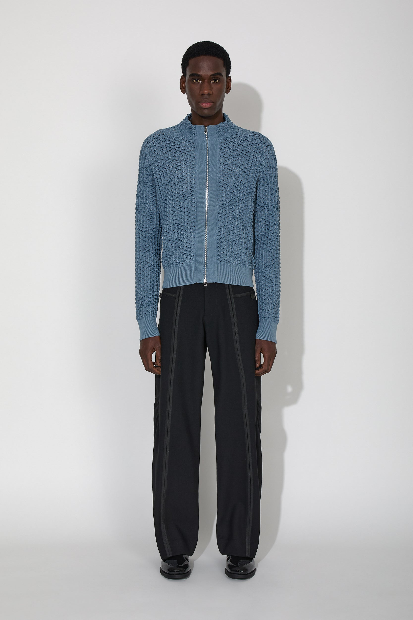 Ash Zip Up Kyanite Blue – _J.L-A.L_