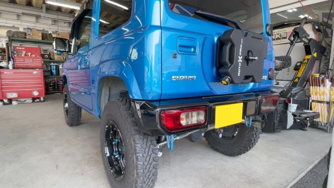 ジムニーJB64 ハイブリッジファースト タイプS-NP バンパーセット取付